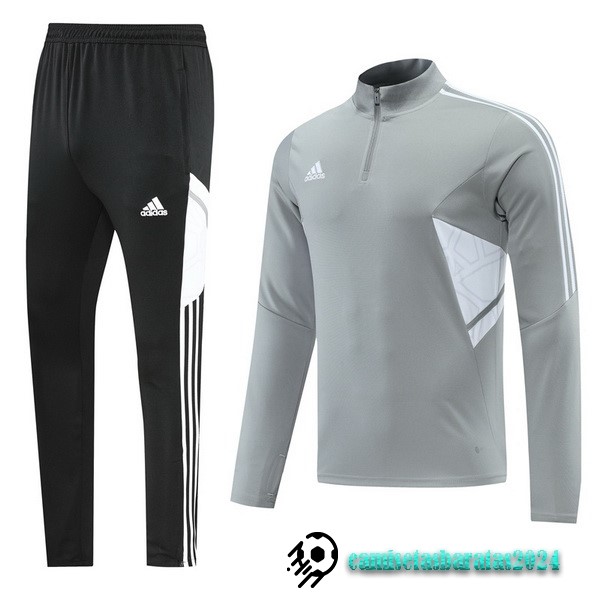 Replicas Conjunto Completo Sudadera Entrenamiento adidas 2022 2023 Gris Negro