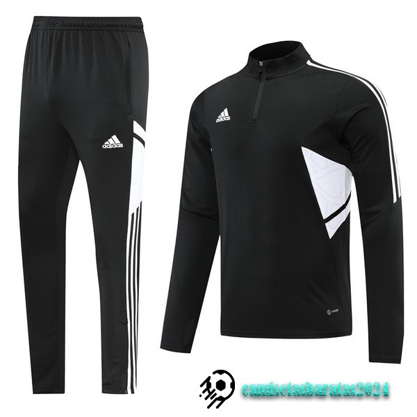 Replicas Conjunto Completo Sudadera Entrenamiento adidas 2022 2023 Negro Blanco