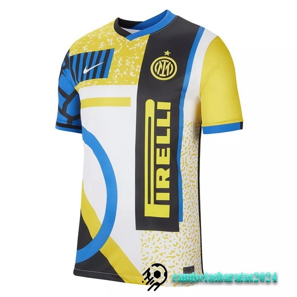 Replicas Cuarta Camiseta Inter Milán Retro 2020 2021 Amarillo