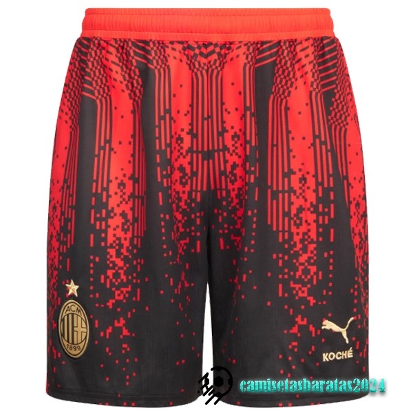 Replicas Cuarta Pantalones AC Milan 2022 2023 Rojo