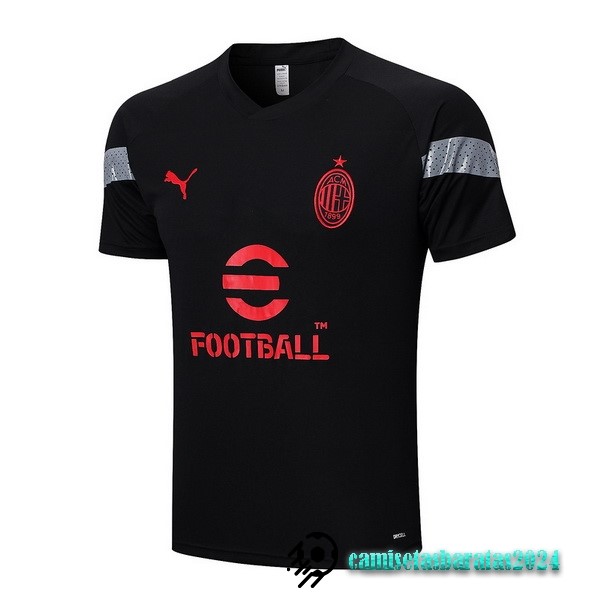 Replicas Entrenamiento AC Milan 2022 2023 Negro