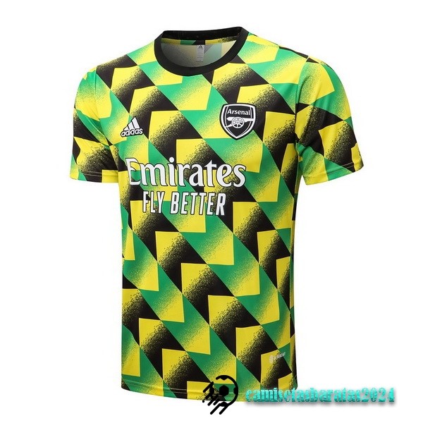 Replicas Entrenamiento Arsenal 2022 2023 Verde Amarillo