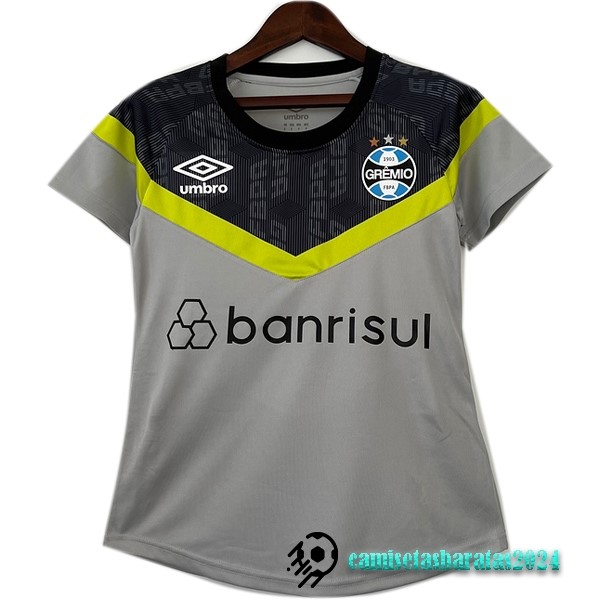 Replicas Entrenamiento Camiseta Mujer Grêmio FBPA 2022 2023 Gris