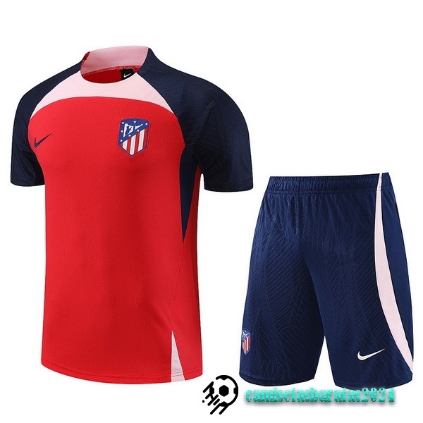 Replicas Entrenamiento Conjunto Completo Atlético Madrid 2023 2024 Rojo Azul