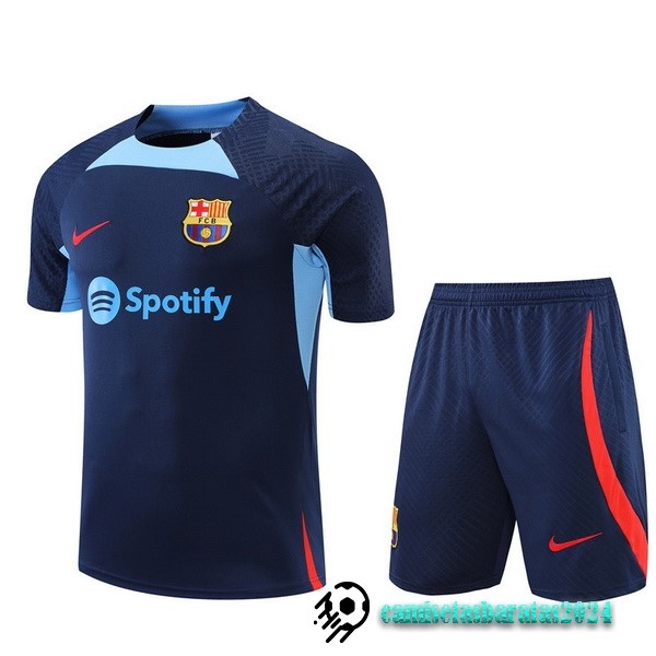 Replicas Entrenamiento Conjunto Completo Barcelona 2022 2023 Azul Marino