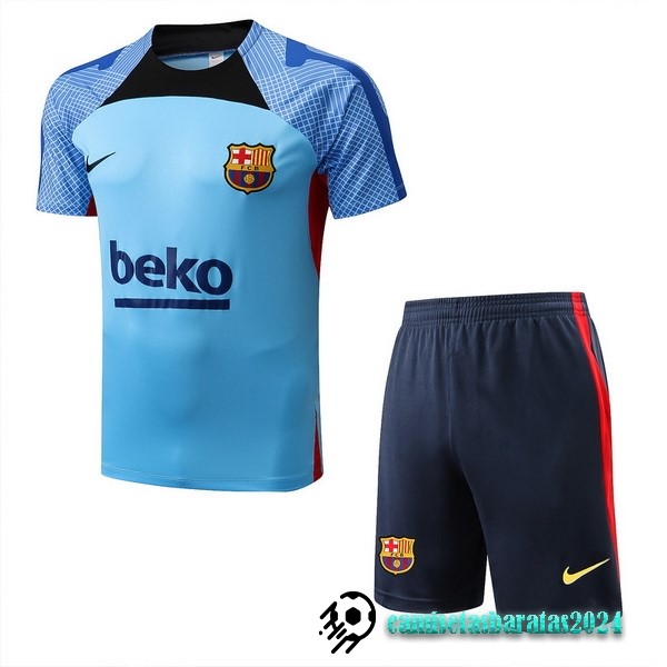 Replicas Entrenamiento Conjunto Completo Barcelona 2022 2023 Azul Negro