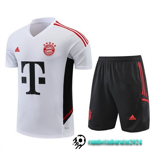 Replicas Entrenamiento Conjunto Completo Bayern Múnich 2022 2023 Blanco Negro