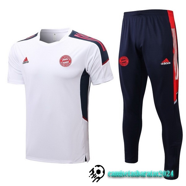 Replicas Entrenamiento Conjunto Completo Bayern Múnich 2022 2023 Blanco Rojo Negro