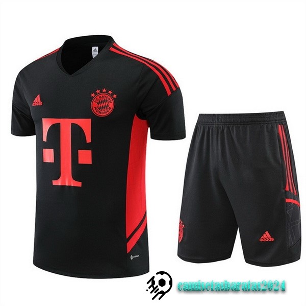 Replicas Entrenamiento Conjunto Completo Bayern Múnich 2022 2023 Negro II Rojo