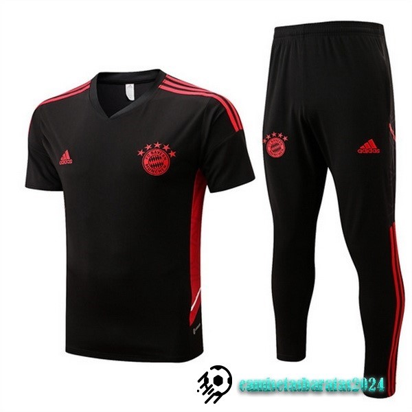 Replicas Entrenamiento Conjunto Completo Bayern Múnich 2022 2023 Negro I Rojo