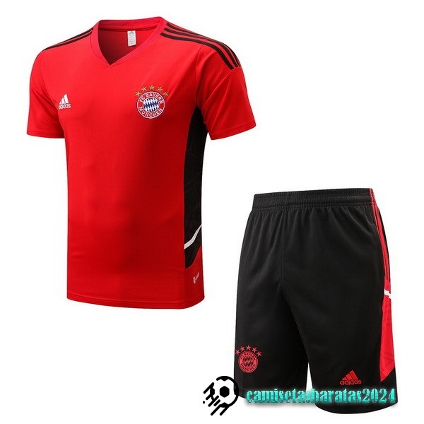 Replicas Entrenamiento Conjunto Completo Bayern Múnich 2022 2023 Rojo II Negro