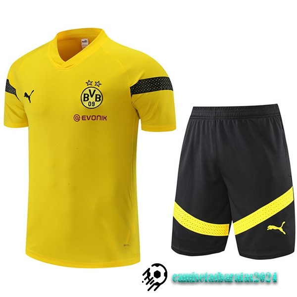 Replicas Entrenamiento Conjunto Completo Borussia Dortmund 2022 2023 Amarillo II Negro