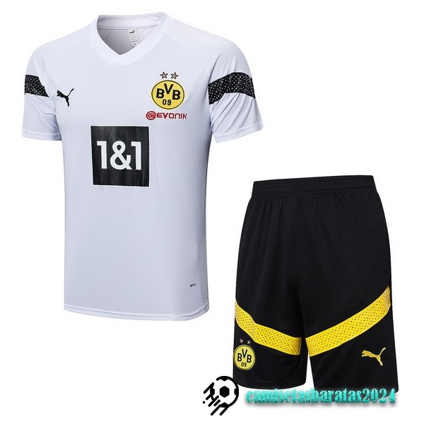 Replicas Entrenamiento Conjunto Completo Borussia Dortmund 2022 2023 Blanco Negro