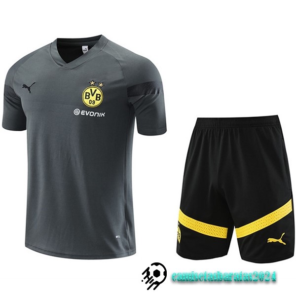 Replicas Entrenamiento Conjunto Completo Borussia Dortmund 2022 2023 Gris II Negro