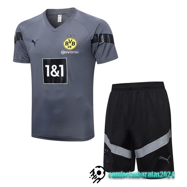 Replicas Entrenamiento Conjunto Completo Borussia Dortmund 2022 2023 Gris I Negro