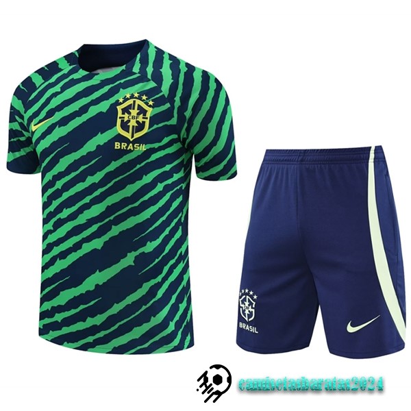 Replicas Entrenamiento Conjunto Completo Brasil 2022 Verde