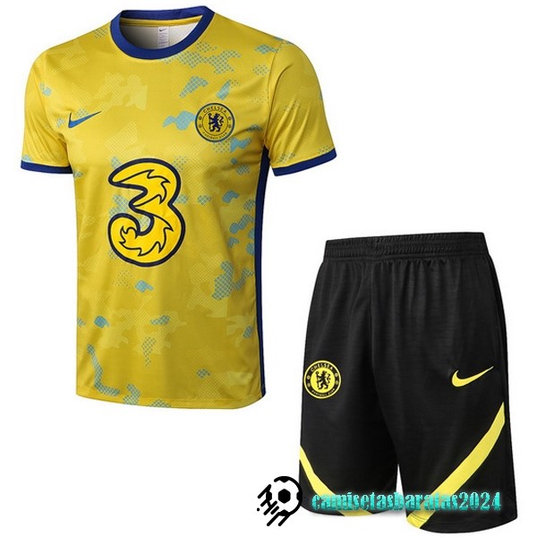 Replicas Entrenamiento Conjunto Completo Chelsea 2022 2023 Amarillo I Negro