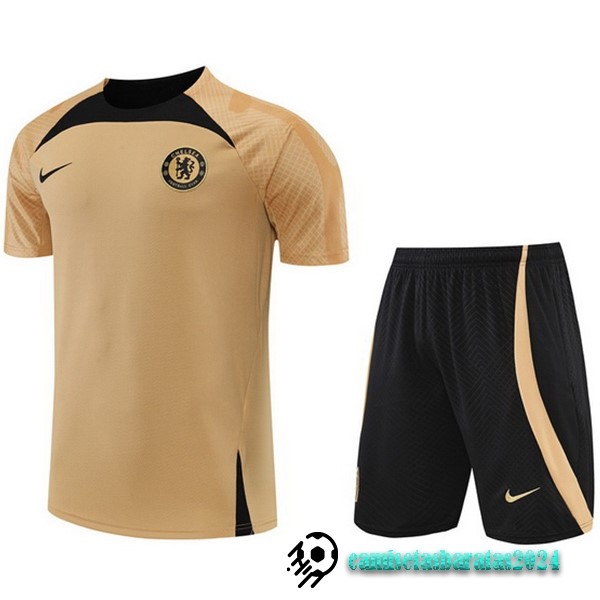 Replicas Entrenamiento Conjunto Completo Chelsea 2022 2023 Amarillo Negro