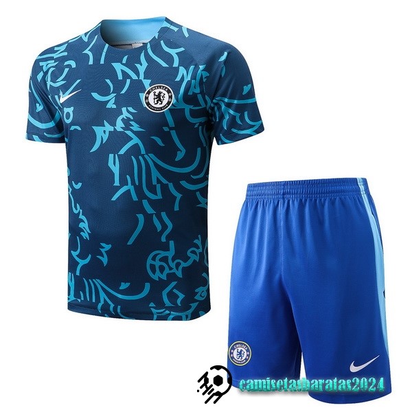 Replicas Entrenamiento Conjunto Completo Chelsea 2022 2023 Azul Verde