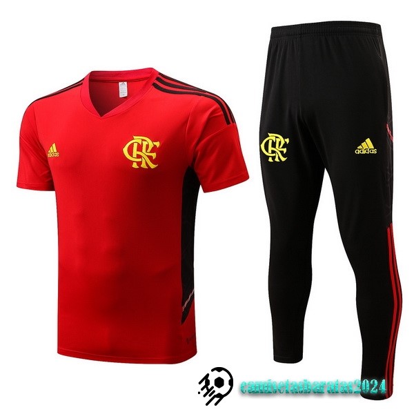 Replicas Entrenamiento Conjunto Completo Flamengo 2022 2023 Rojo Negro