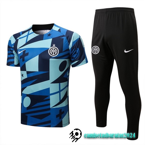 Replicas Entrenamiento Conjunto Completo Inter Milán 2022 2023 Azul Negro