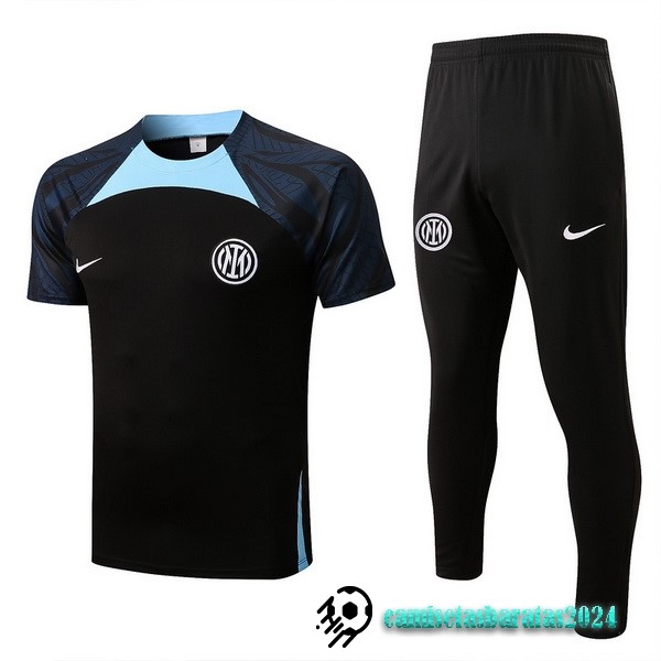 Replicas Entrenamiento Conjunto Completo Inter Milán 2022 2023 Negro Azul