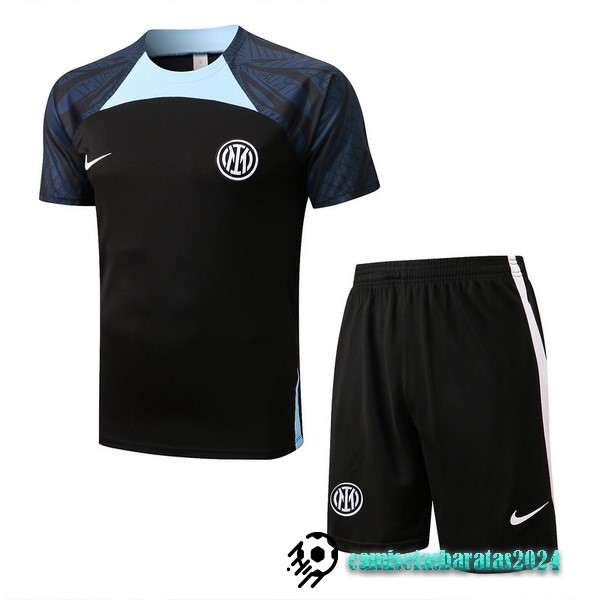 Replicas Entrenamiento Conjunto Completo Inter Milán 2022 2023 Negro I Azul