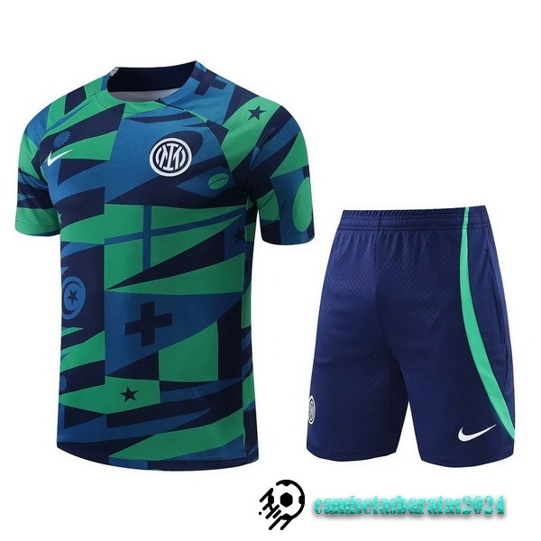 Replicas Entrenamiento Conjunto Completo Inter Milán 2022 2023 Verde