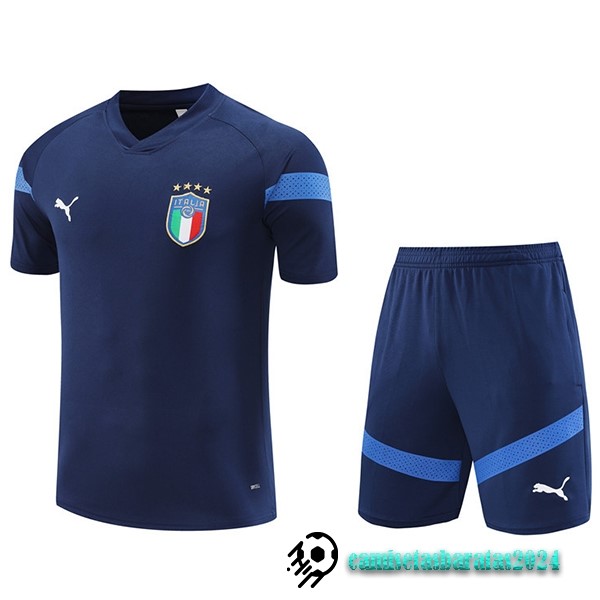 Replicas Entrenamiento Conjunto Completo Italia 2022 Azul Marino