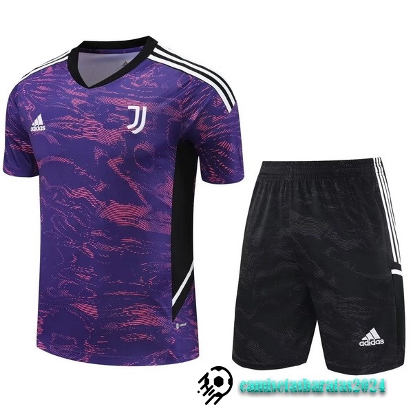 Replicas Entrenamiento Conjunto Completo Juventus 2023 2024 Purpura Negro