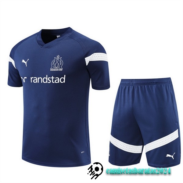 Replicas Entrenamiento Conjunto Completo Marsella 2022 2023 Azul Blanco