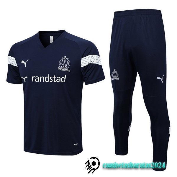 Replicas Entrenamiento Conjunto Completo Marsella 2022 2023 Azul I Blanco