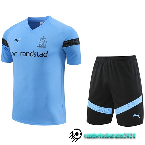 Replicas Entrenamiento Conjunto Completo Marsella 2022 2023 Azul Negro