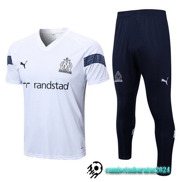 Replicas Entrenamiento Conjunto Completo Marsella 2022 2023 Blanco II Azul