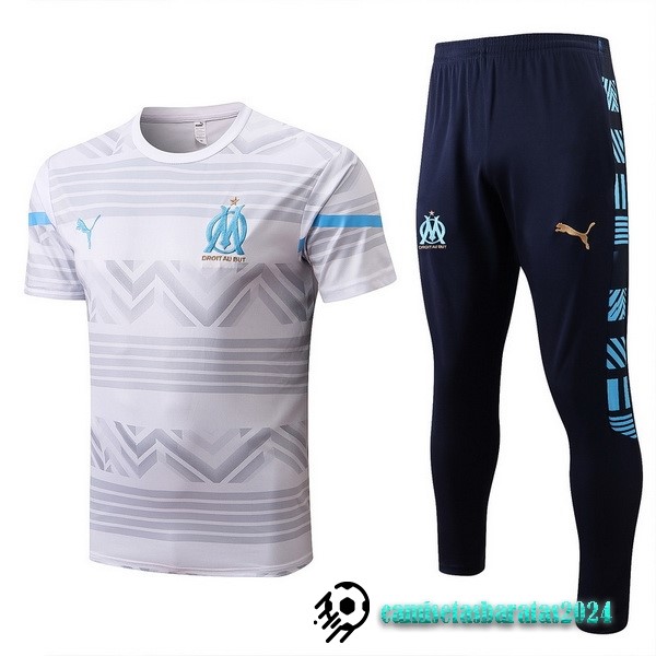 Replicas Entrenamiento Conjunto Completo Marsella 2022 2023 Blanco I Azul