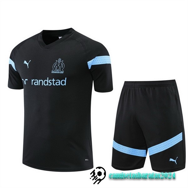 Replicas Entrenamiento Conjunto Completo Marsella 2022 2023 Negro Azul