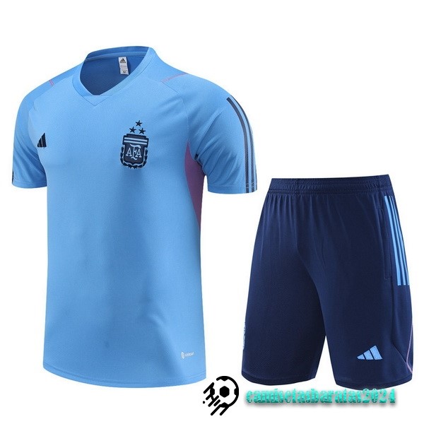 Replicas Entrenamiento Conjunto Completo Niños Argentina 2023 Azul