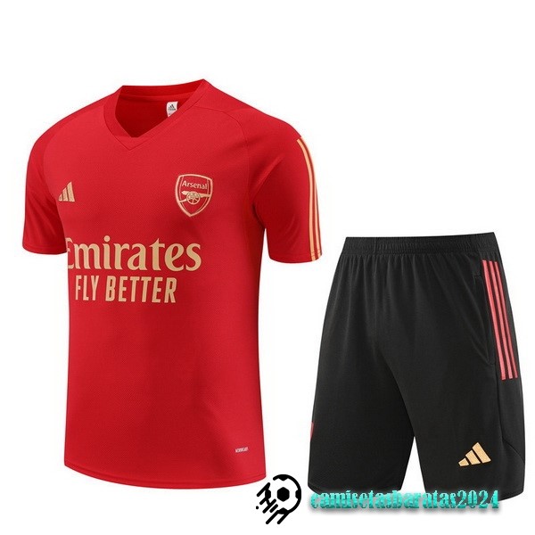 Replicas Entrenamiento Conjunto Completo Niños Arsenal Niños 2023 2024 Rojo Negro