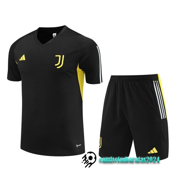 Replicas Entrenamiento Conjunto Completo Niños Juventus 2023 2024 Negro Amarillo