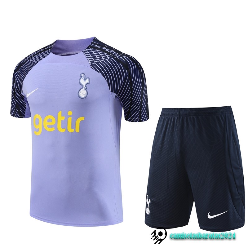Replicas Entrenamiento Conjunto Completo Niños Tottenham Hotspur 2023 2024 Purpura Azul