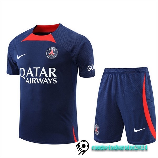 Replicas Entrenamiento Conjunto Completo Paris Saint Germain 2022 2023 Azul Rojo