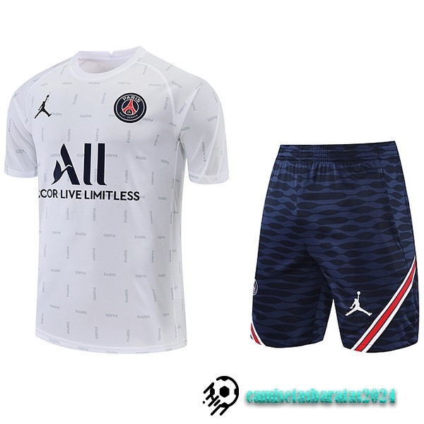 Replicas Entrenamiento Conjunto Completo Paris Saint Germain 2022 2023 Blanco Azul