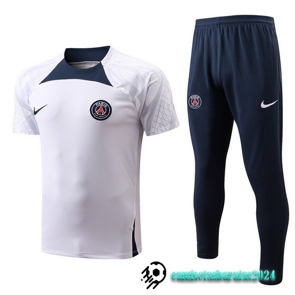 Replicas Entrenamiento Conjunto Completo Paris Saint Germain 2022 2023 Blanco I Azul