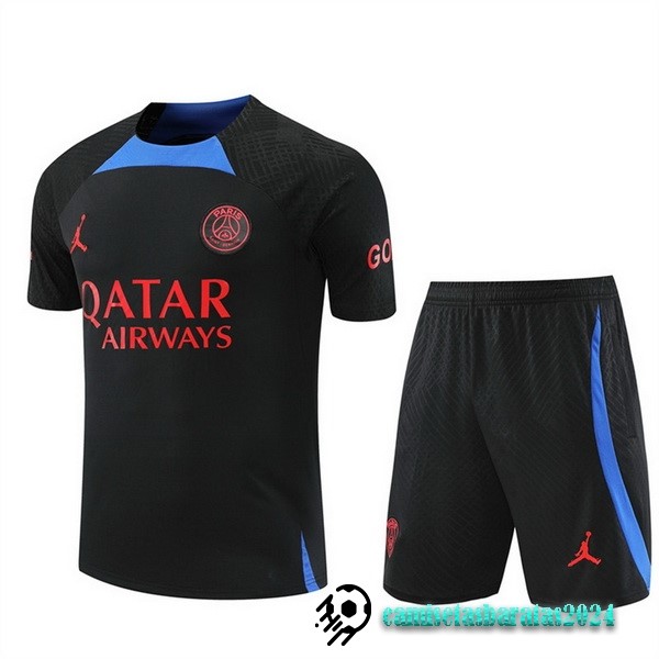 Replicas Entrenamiento Conjunto Completo Paris Saint Germain 2022 2023 Negro III Azul