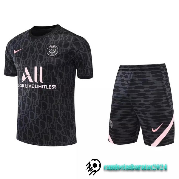 Replicas Entrenamiento Conjunto Completo Paris Saint Germain 2022 2023 Negro Rosa