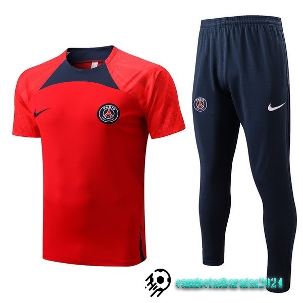 Replicas Entrenamiento Conjunto Completo Paris Saint Germain 2022 2023 Rojo Azul