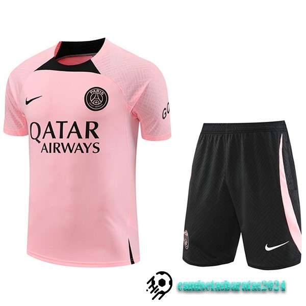 Replicas Entrenamiento Conjunto Completo Paris Saint Germain 2022 2023 Rosa Negro