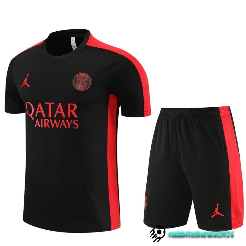 Replicas Entrenamiento Conjunto Completo Paris Saint Germain 2023 2024 Negro Rojo