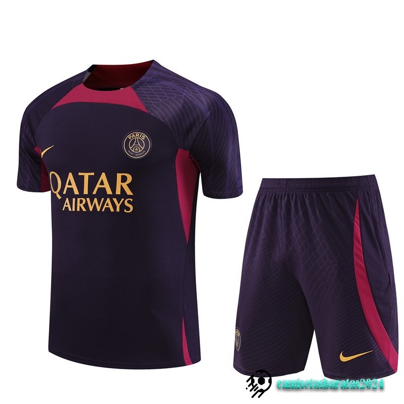 Replicas Entrenamiento Conjunto Completo Paris Saint Germain 2023 2024 Purpura Marino