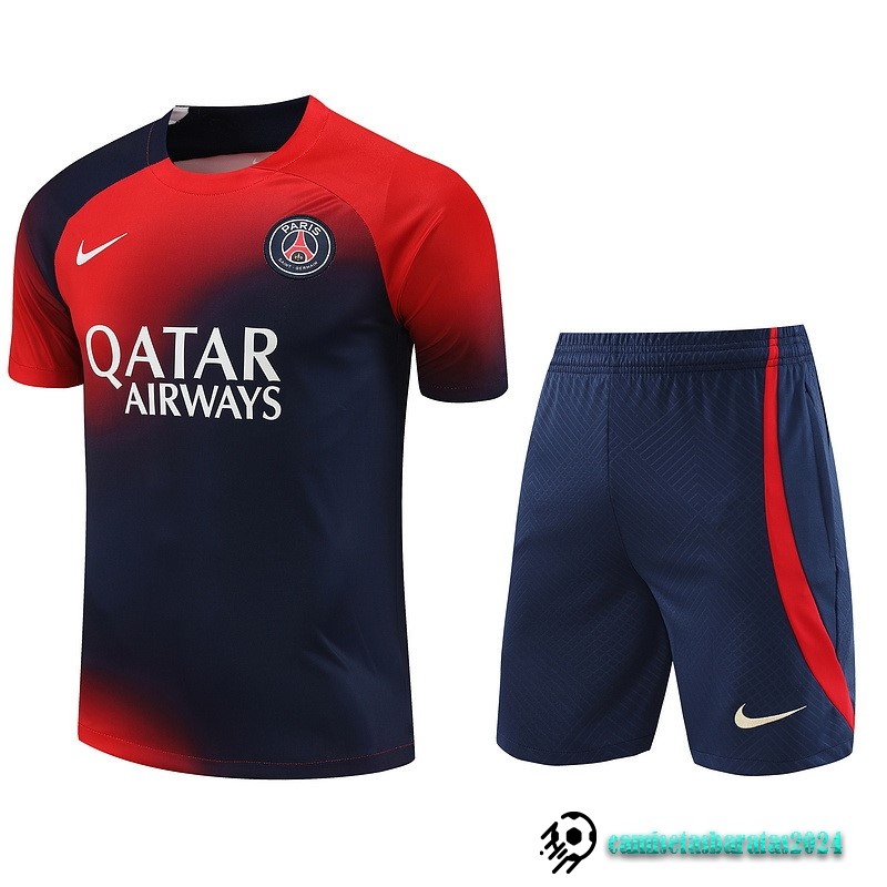 Replicas Entrenamiento Conjunto Completo Paris Saint Germain 2023 2024 Rojo Azul